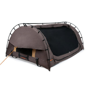 Crashpad Double Swag Outback Brown Colour 1500mm W x 2150mm L x 800mm H