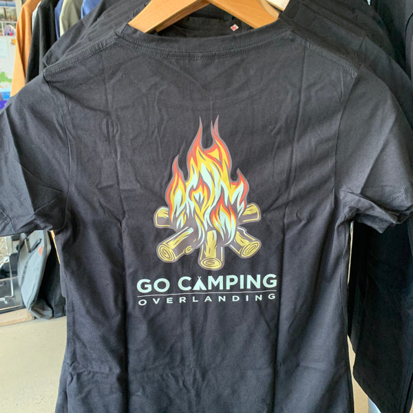 Go Camping & Overlanding Organic Cotton T-Shirt CAMPFIRE!