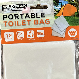 Wildtrak Portable Toilet Bag 12 Pack 58x48cm