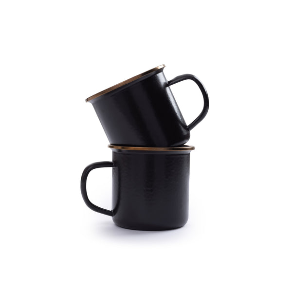 Barebones Enamel Cup Set of 2