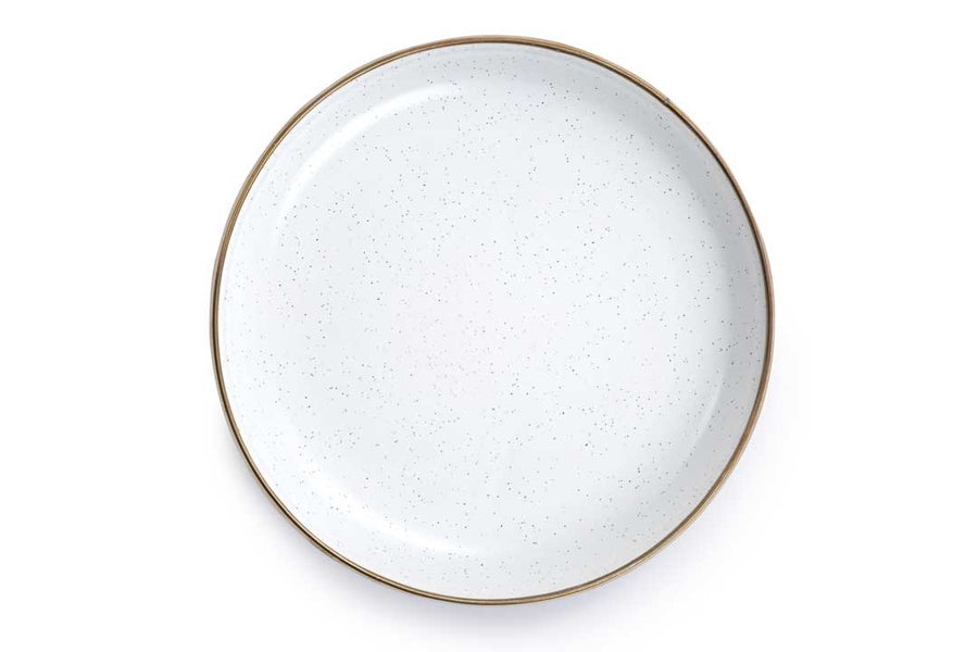 Barebones Enamel Salad Plate Set of 2