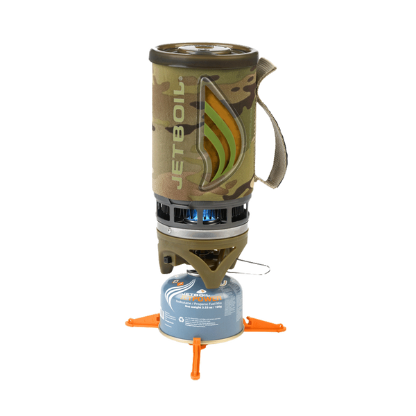 Jetboil Flash Cooking System, boil water in a couple of minutes.Portable, light and you can nest a 100gram canister with this 1 Litre version.