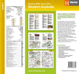 Hema Western Australia Road & 4WD Track Atlas - 4th Edition