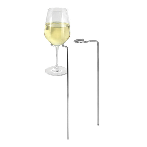 Avanti Chrome-Plated Stakes for Stemmed Wine Glasses (2 pack)