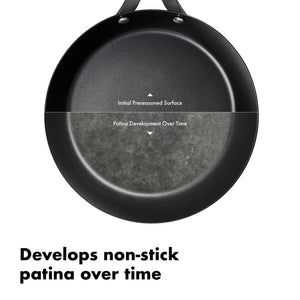 OXO Outdoor Carbon Steel Pan with Removable Handle - 10in/ 26cm