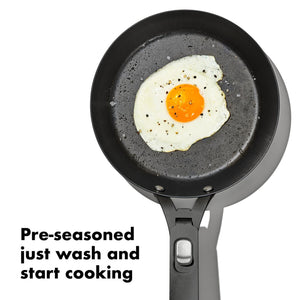 OXO Outdoor Carbon Steel Pan with Removable Handle - 10in/ 26cm