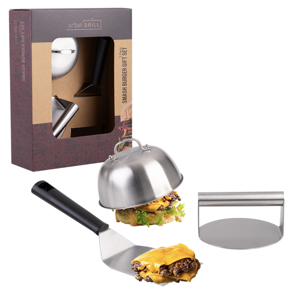 Urban Grill 3pce Smash Burger Gift Set