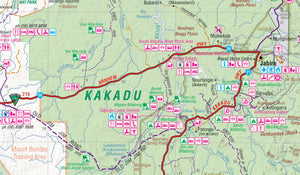 Hema Fold Out Maps Top End National Parks: Litchfield, Katherine & Kakadu