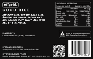 Offgrid Good Rice - Heat & Eat Meal 300g