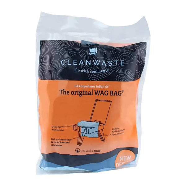 Cleanwaste GO anywhere Toilet Wag Bag
