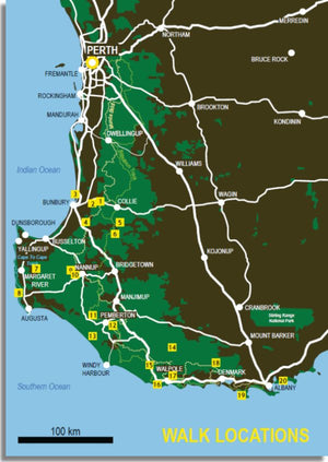 Adventurous Walks in WA's South West Book by Dave Osborne