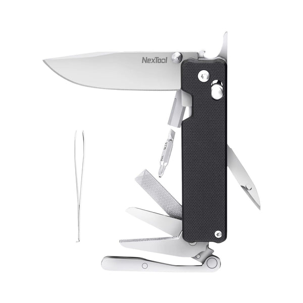 NexTool Knight K30 Folding EDC Knife Tool with Tweezers