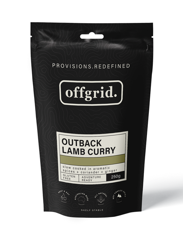 Offgrid Outback Lamb Curry - Heat & Eat Meal 250g
