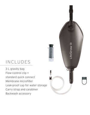 LifeStraw Peak Compact Gravity Water Filter System 3L