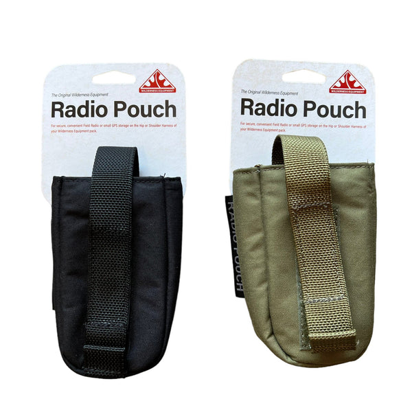 Wilderness Equipment Radio Pouch in Raven and Olive