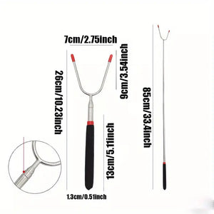 Red Roads Fire - Telescopic Camping Fork