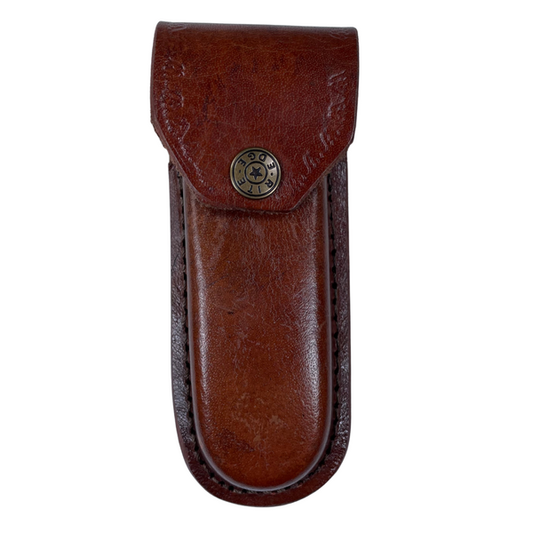 SICUT Leather Belt Pouch Suits 5" Folding Knives