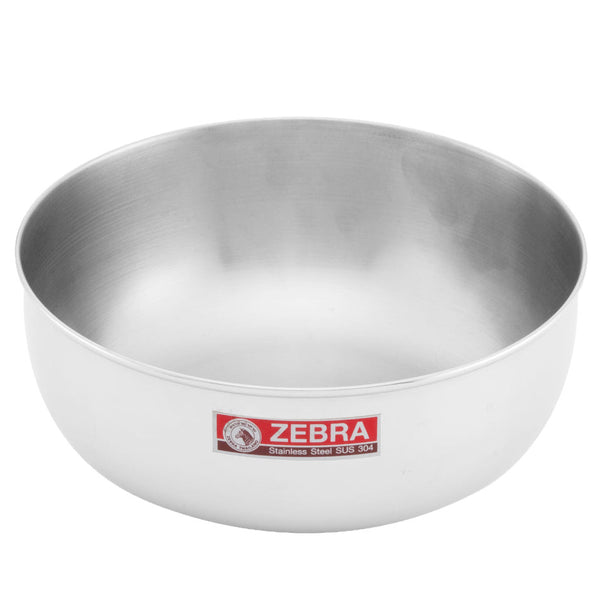 Zebra Stainless Steel Round Bowl 18cm (1.6L)