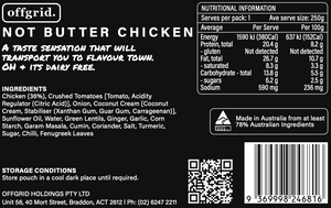 Offgrid Not Butter Chicken - Heat & Eat Meal 250g