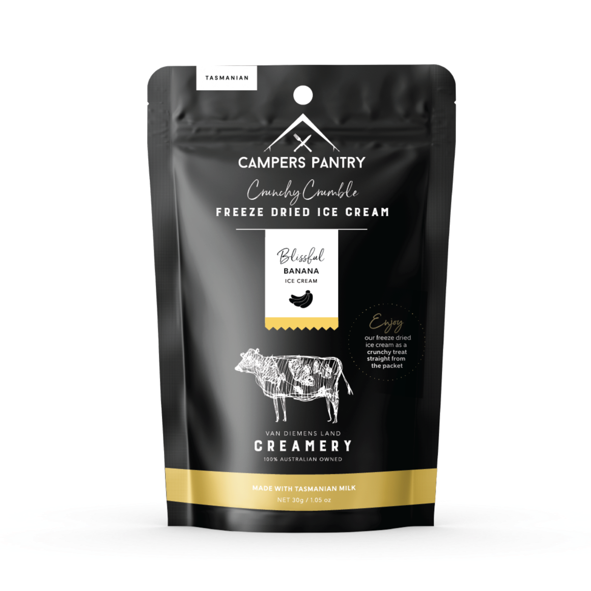 Campers Pantry Freeze Dried Icecream 30g - Banana