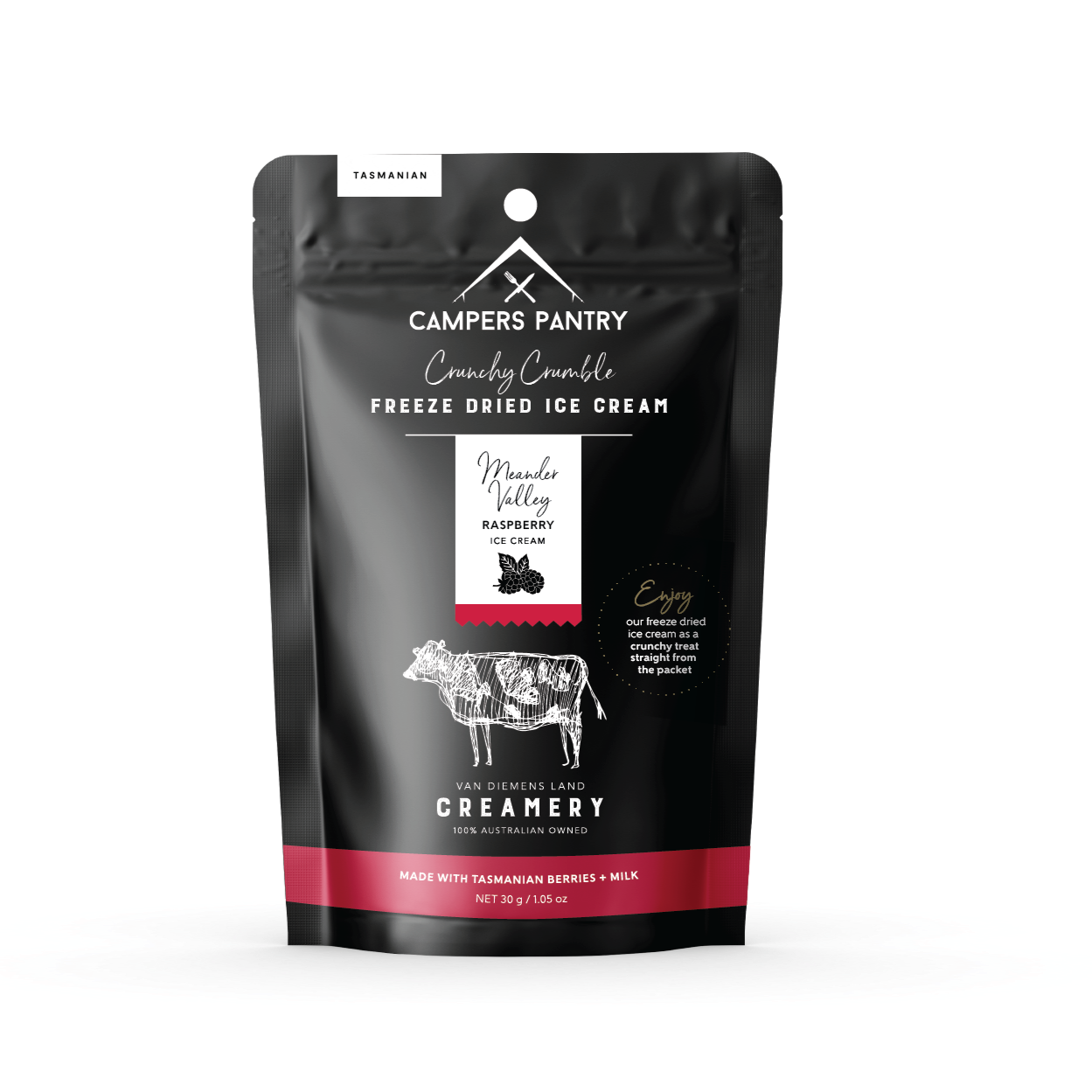 Campers Pantry Freeze Dried Icecream 30g - Rasberry