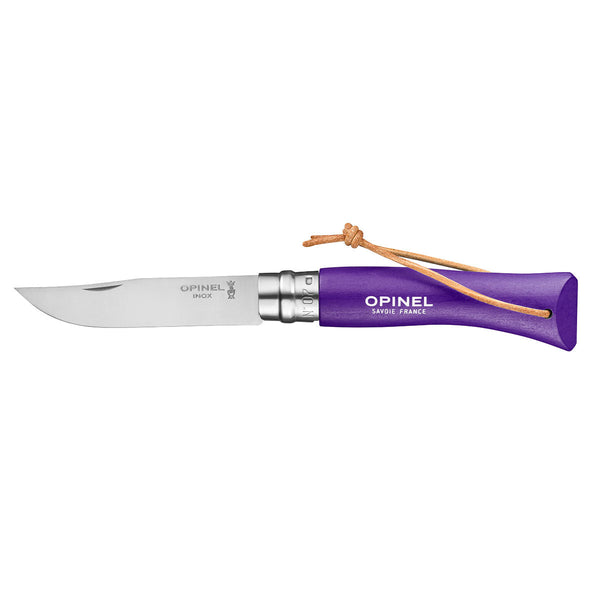 Opinel No.7 Bushwaker Knife S/S Purple 8.0cm