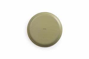 Barebones Enamel Two Tone Deep Plate Set -Olive Drab (Set of 2)