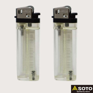 Soto Refillable Lighter For Soto Pocket Torch (2 pack)
