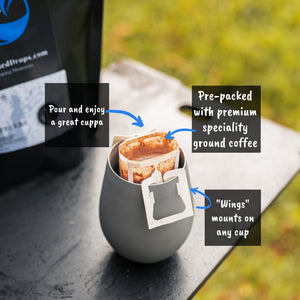 Grounded Drops Coffee Drip Bags - Travel Bags