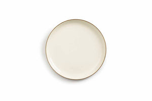 Barebones Enamel Two Tone Deep Plate Set -Olive Drab (Set of 2)