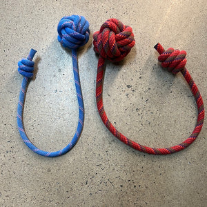 Small Paw Print Dog Toys - Monkey Fist Ropes
