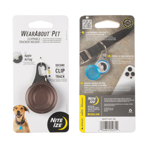 NiteIze Pet WearAbout Pet Clippable Tracker Holder - Grey