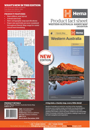 Hema Western Australia Handy Map