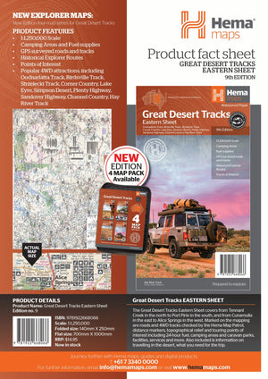 Hema Great Desert Tracks Eastern Sheet