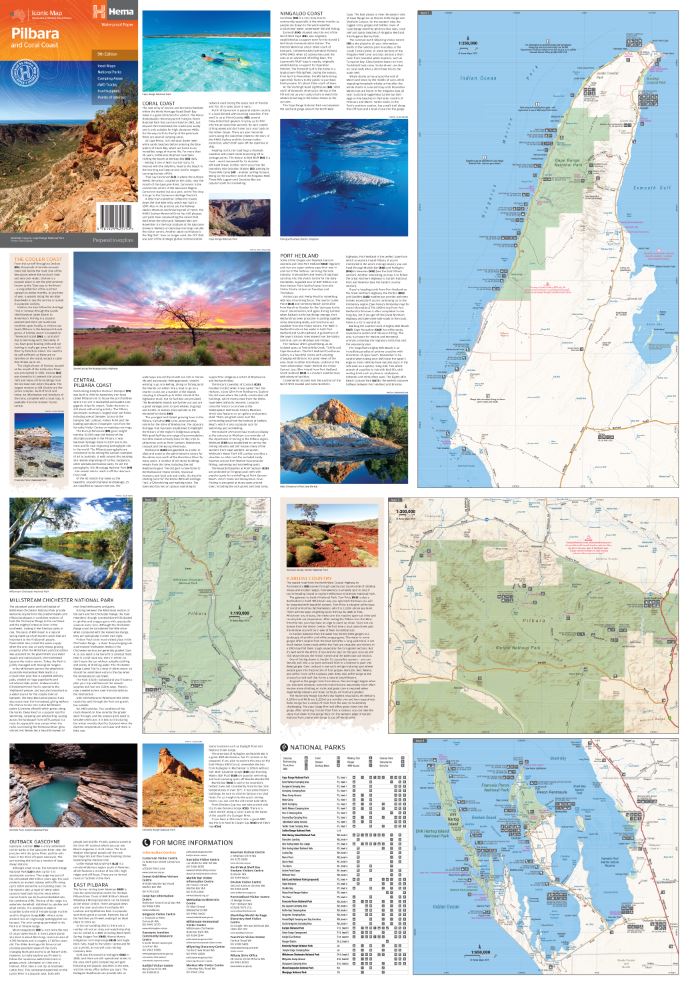Hema Pilbara & Coral Coast Map