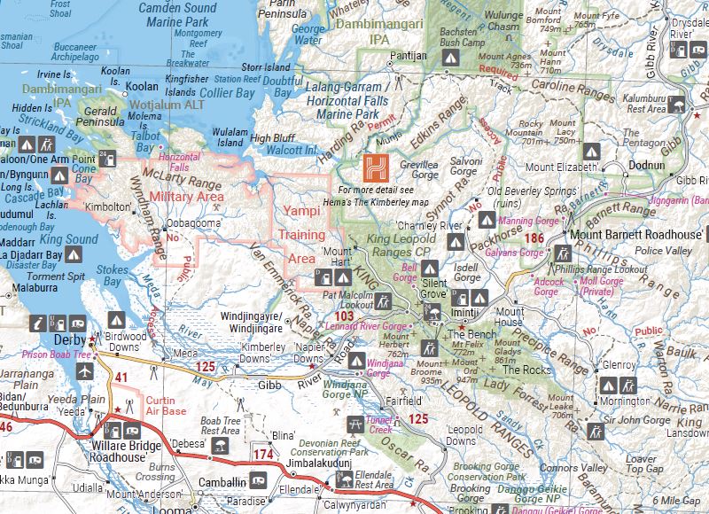 Hema Western Australia Handy Map