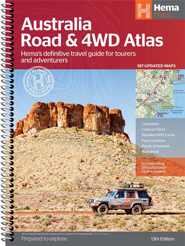 Hema Australia Road & 4WD Atlas (Spiral Bound) - 252 x 345mm
