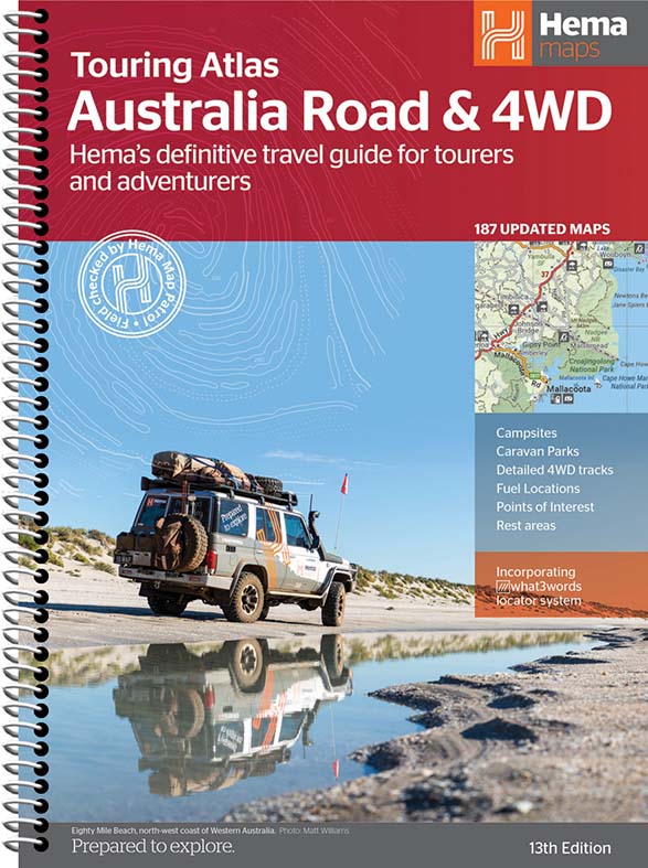Hema Australia Road & 4WD Touring Atlas 215x297mm