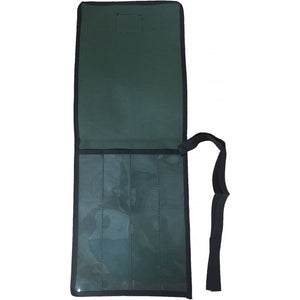 AOS Canvas Knife Wrap 4pc - Clear Front