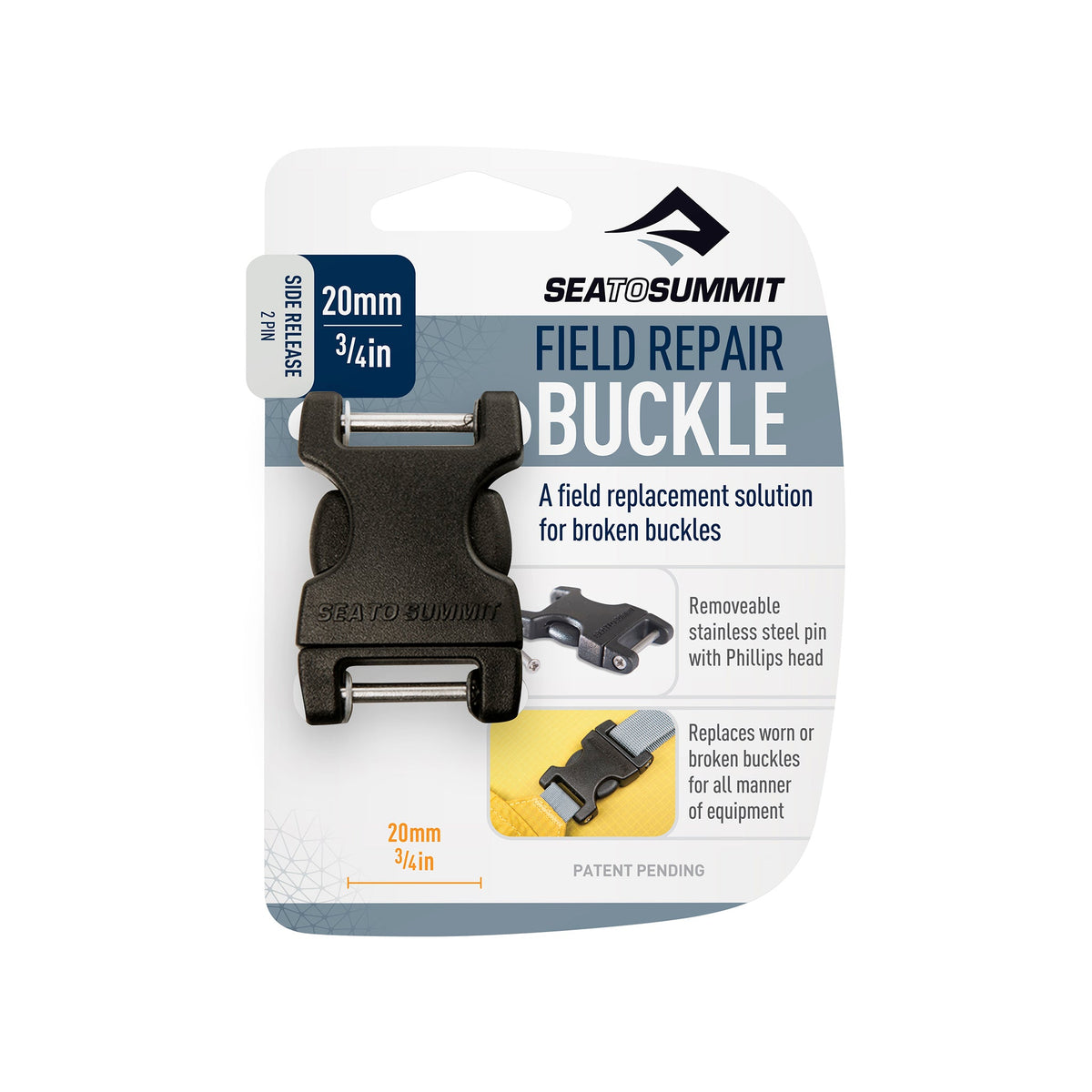 Sea to Summit - Side Release 2 Pin - Field Repair Buckles