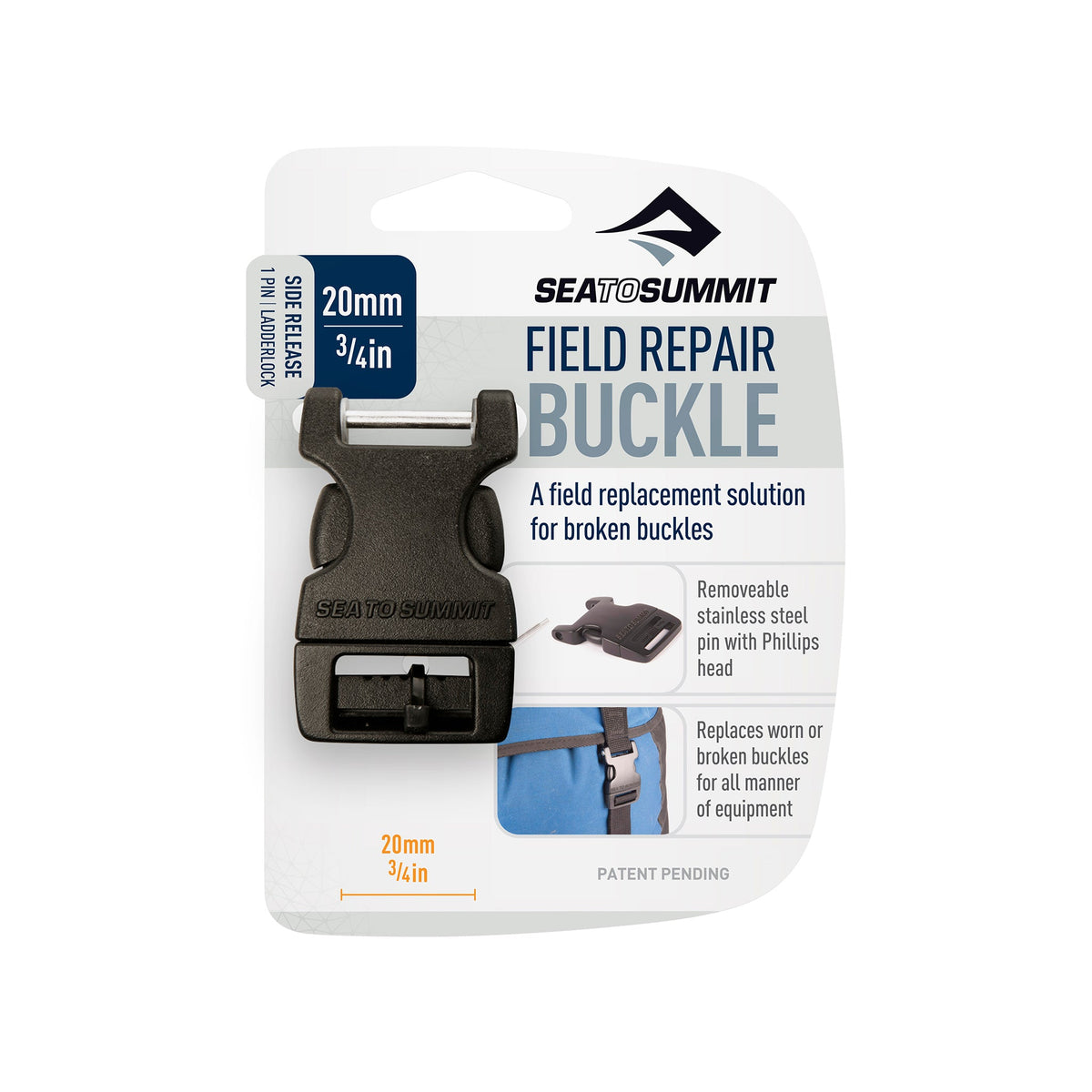 Sea to Summit - Side Release 1 Pin - Field Repair Buckles
