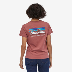 Patagonia Women's P-6 Logo Mission Organic T-Shirt