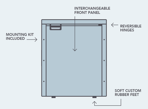 Bushman DC130-X Upright Fridge