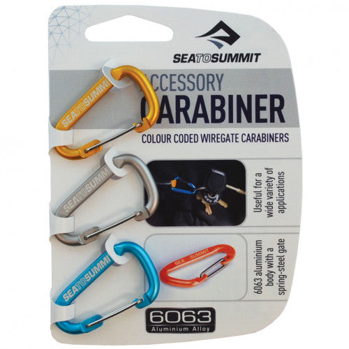 Sea to Summit Accessory Carabiner Set 3pcs