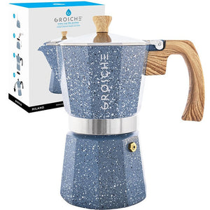 Grosche Milano Stovetop Espresso Coffee Maker - 6 Cup