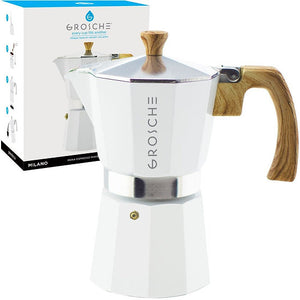 Grosche Milano Stovetop Espresso Coffee Maker - 6 Cup