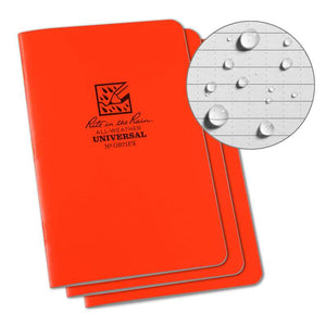 Rite in the Rain - Stapled 4.625 x 7 Field Flex Notebook - Universal - 3 Pack