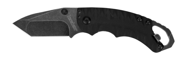 Kershaw Shuffle II Tanto Black Handle Tanto Blade