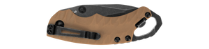 Kershaw Shuffle II Tanto Tan Handle Tanto Blade