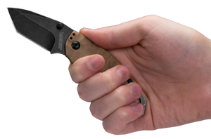 Kershaw Shuffle II Tanto Tan Handle Tanto Blade